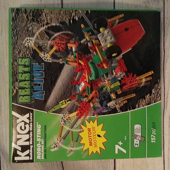 K'NEX BEASTS ALIVE Motorized Building Sets - Robo-Sting, Bronto Knex COMPLETE - Picture 5 of 16
